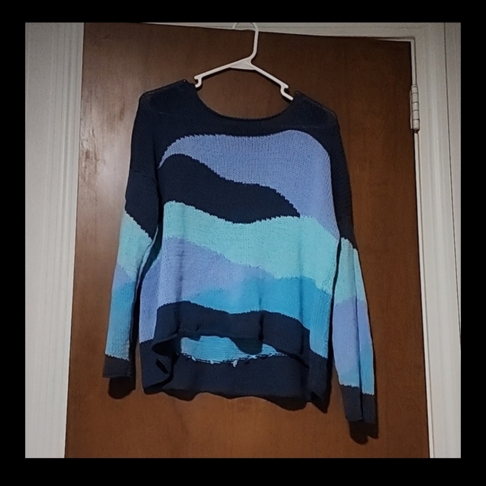 Wooden Ships Sweater Twilight Dunes S/M